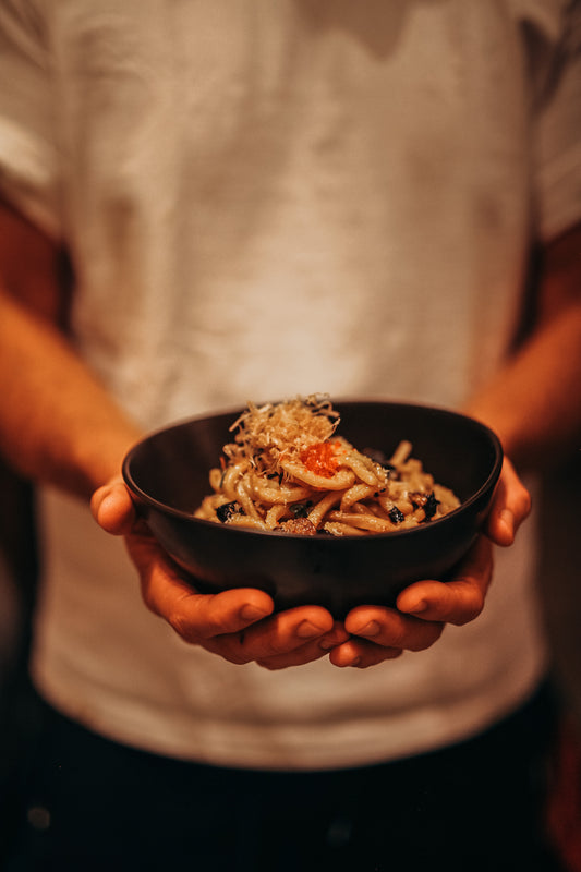 Udon Miso Carbonara